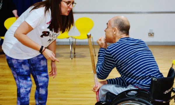 Pippa Cole and Andrew McLay Another England Rehearsals