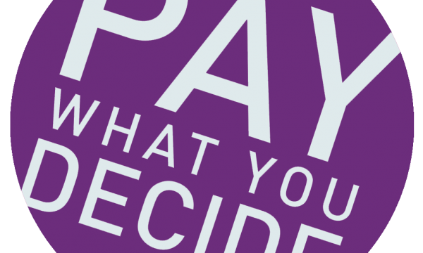 Purple Pay What You Decide Logo