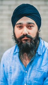 Image of British-Sikh comedian Daman Bamrah