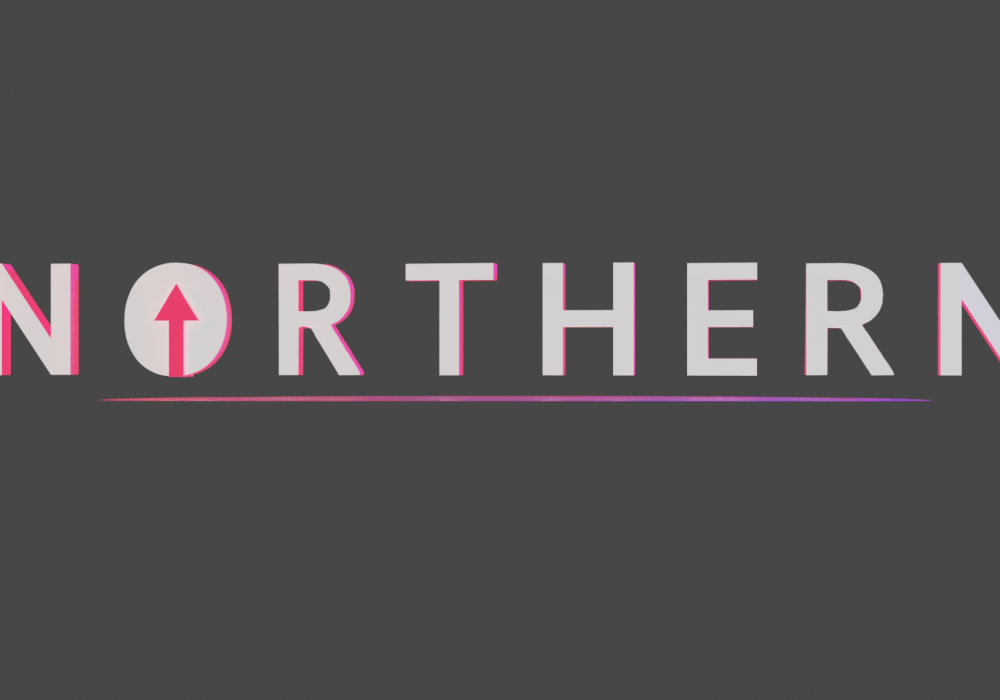 Text reading 'NORTHERN' (with a northerly pointing arrow in the middle of the O)