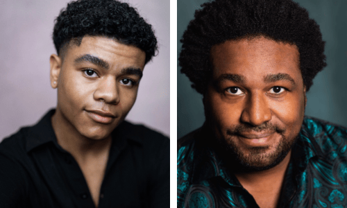 Headshots of actors David Carpenter and Duane Gooden