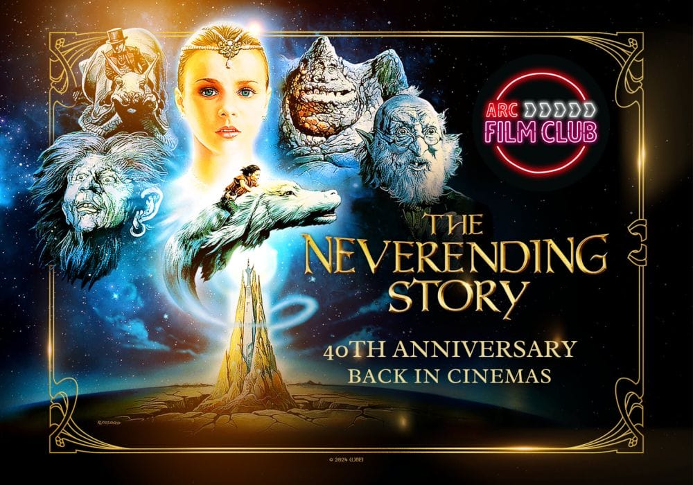 The NeverEnding Story cinema poster with Film Club logo.