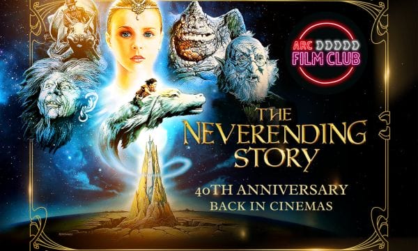 The NeverEnding Story cinema poster with Film Club logo.