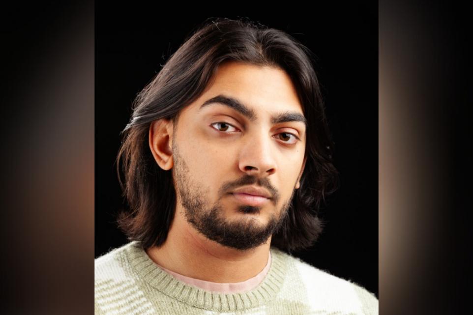 Headshot of actor Arun Graves-Kochhar from Northern School of Art