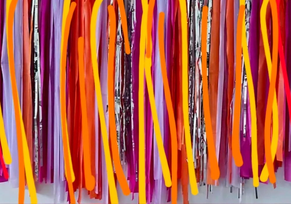Making A Giant Lei Banner