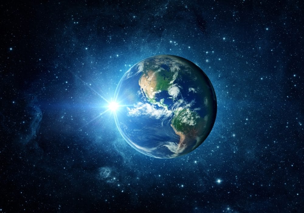 Planet Earth in Space
