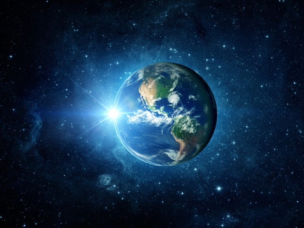 Planet Earth in Space