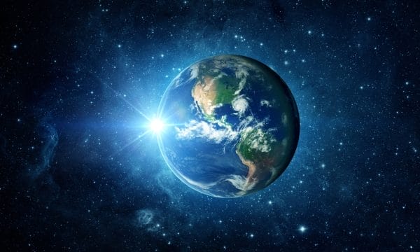 Planet Earth in Space