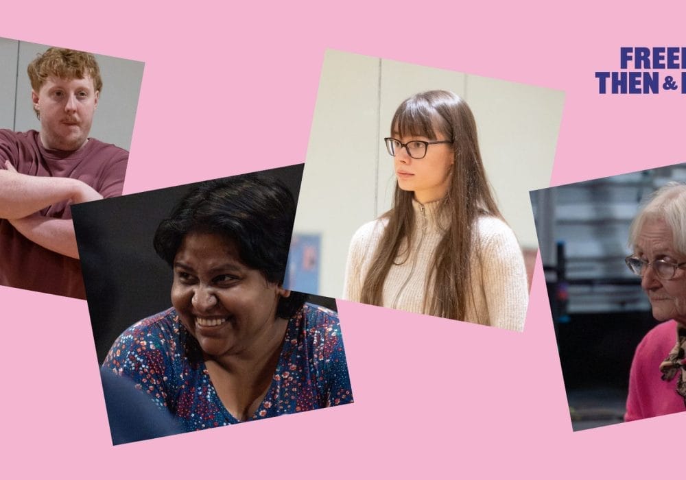 Four distinct photos of individuals across various age ranges, illustrating the diversity of human experience through age.